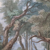 Jesús Martínez Carrión (1860-1906) - "Un Dia en Chapultepec (Abajo del Castillo)" Watercolor Gouache Painting, c.1899