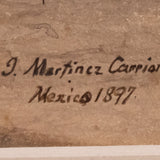 Jesús Martínez Carrión (1860-1906) - Untitled Watercolor Painting, c.1897