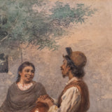 Jesús Martínez Carrión (1860-1906) - Untitled Watercolor Painting, c.1897