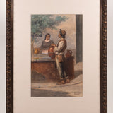Jesús Martínez Carrión (1860-1906) - Untitled Watercolor Painting, c.1897