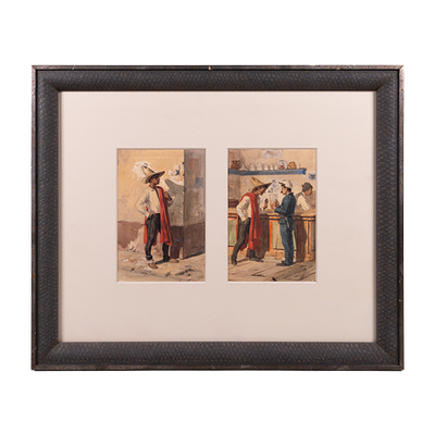 Jesús Martínez Carrión (1860-1906) - Sin Datos Watercolor Painting, c.1900