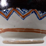 Antique Mexican Colorful Talavera Pitcher C.1850-1880