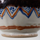 Antique Mexican Colorful Talavera Pitcher C.1850-1880