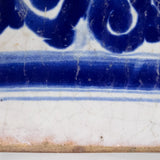 Ysauro Uriarte - Antique Puebla Mexican Talavera Deer Vase, c.1900