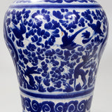 Ysauro Uriarte - Antique Puebla Mexican Talavera Deer Vase, c.1900