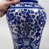 Ysauro Uriarte - Signed Antique Mexican Talavera Deer Vase, c.1900