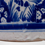 Ysauro Uriarte - Signed Antique Mexican Talavera Deer Vase, c.1900