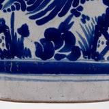 Ysauro Uriarte - Signed Antique Mexican Talavera Deer Vase, c.1900