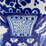 Ysauro Uriarte - Signed Antique Mexican Talavera Deer Vase, c.1900