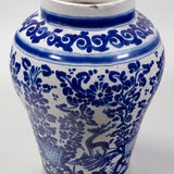 Ysauro Uriarte - Signed Antique Mexican Talavera Deer Vase, c.1900