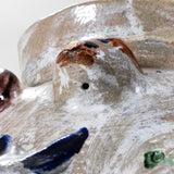 Dolores Porras - Vintage Animal Heads Pottery Vase