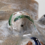 Dolores Porras - Vintage Animal Heads Pottery Vase