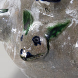 Dolores Porras - Vintage Animal Heads Pottery Vase