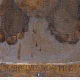 Antique Mexican "Veil of Veronica - El Divino Rostro" Retablo Painting, 9.5"H x 6.5"W, C.1900