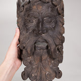 Early Guerrero Mexican Wood Carving Barbones Dance Mask