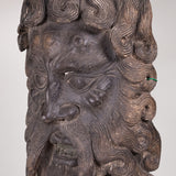Early Guerrero Mexican Wood Carving Barbones Dance Mask