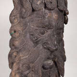Early Guerrero Mexican Wood Carving Barbones Dance Mask