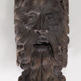 Early Guerrero Mexican Wood Carving Barbones Dance Mask