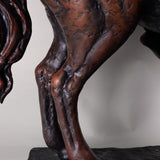 Sergio Bustamante - Signed Polychromed Ceramic Equestrian Sculpture