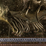 Sergio Bustamante - Important Multi-Material Golden Cat Wall Art, #8/100