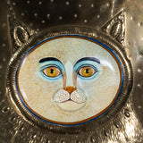 Sergio Bustamante - Important Multi-Material Golden Cat Wall Art, #8/100