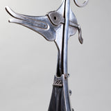 Mario Martin del Campo (b.1945, Guadalajara) - Surrealist Sterling Silver Sculpture, Penny-Farthing Bicycle