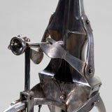 Mario Martin del Campo (b.1945, Guadalajara) - Surrealist Sterling Silver Sculpture, Penny-Farthing Bicycle