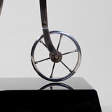 Mario Martin del Campo (b.1945, Guadalajara) - Surrealist Sterling Silver Sculpture, Penny-Farthing Bicycle