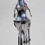 Mario Martin del Campo (b.1945, Guadalajara) - Surrealist Sterling Silver Sculpture, Penny-Farthing Bicycle