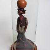 Luis Hidalgo (1901-1986) - "Aguador" Wax Figure with Glass Dome