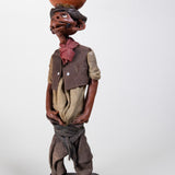 Luis Hidalgo (1901-1986) - "Aguador" Wax Figure with Glass Dome