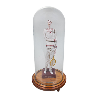 Luis Hidalgo (1901-1986) - "Bill Tilden" Wax Figure with Glass Dome