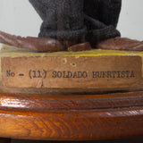 Luis Hidalgo (1901-1986) - "Dr. Atl" Wax Figure with Glass Dome, Dated 1933