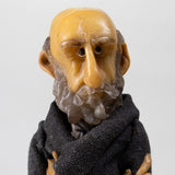 Luis Hidalgo (1901-1986) - "Dr. Atl" Wax Figure with Glass Dome, Dated 1933