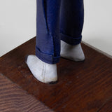 Luis Hidalgo (1901-1986) - "Eugene O'Neill" Wax Figure with Glass Dome, Dated 1928