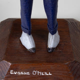 Luis Hidalgo (1901-1986) - "Eugene O'Neill" Wax Figure with Glass Dome, Dated 1928