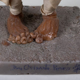 Luis Hidalgo (1901-1986) - "Don Crisanto Peres" Wax Figure with Glass Dome