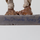 Luis Hidalgo (1901-1986) - "Don Crisanto Peres" Wax Figure with Glass Dome