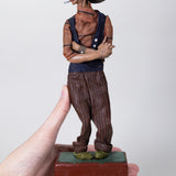 Luis Hidalgo (1901-1986) - "Castigador de Barrio" Mexican Wax Figure with Glass Dome, Dated 1930