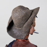 Luis Hidalgo (1901-1986) - "Castigador de Barrio" Mexican Wax Figure with Glass Dome, Dated 1930