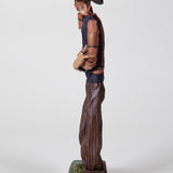 Luis Hidalgo (1901-1986) - "Castigador de Barrio" Mexican Wax Figure with Glass Dome, Dated 1930