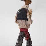 Luis Hidalgo (1901-1986) - "El Pato" Mexican Wax Figure with Glass Dome, Dated 1920