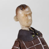 Luis Hidalgo (1901-1986) - "Charles Lindbergh" Mexican Wax Figure with Glass Dome, Dated 1927