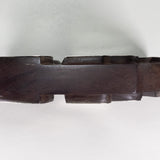 Alfredo Zalce - MCM Silver Accented Wood Carved Fish Sculpture