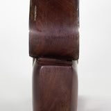 Alfredo Zalce - MCM Silver Accented Wood Carved Fish Sculpture