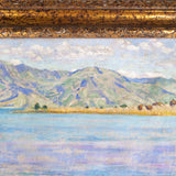 Humberto Garavito (1897-1970, Guatemala) - View of Lake Atitlan Oil Painting, C.1920-30s