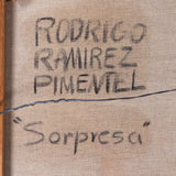 Rodrigo Ramirez Pimentel (1945-2022) - "Sorpresa" Oil Painting