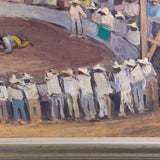 Dewey Albinson (1898-1971) - Cock Fight Oil Painting