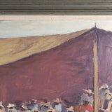 Dewey Albinson (1898-1971) - Cock Fight Oil Painting