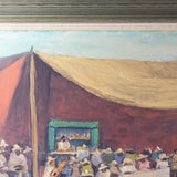 Dewey Albinson (1898-1971) - Cock Fight Oil Painting